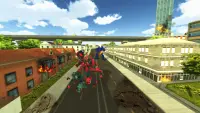 Future Flying Robot Real Car Transformation 3D Screen Shot 6