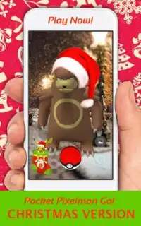 Pocket Pixelmon Christmas Go! Screen Shot 3