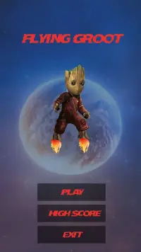 Flying Groot Screen Shot 0