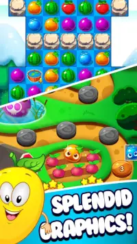 Fruit Rush Match 3 Screen Shot 2