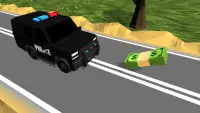 Blocky Police: Tap Chase 3D Screen Shot 2