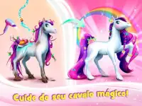 Cuidado de Cavalo do Arco-íris 🐴 Salão de Beleza Screen Shot 4