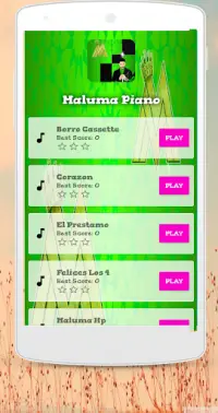 Maluma Music Piano Game Screen Shot 0