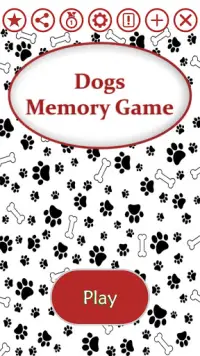 Dogs Memory Game Screen Shot 0