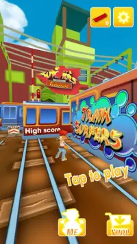 Funny Train Surfers Screen Shot 1