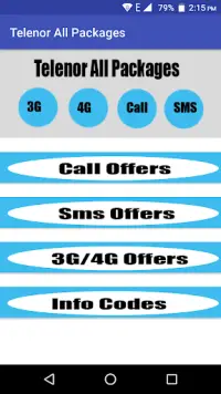 Telenor Internet Call Sms All Packages 2021 Screen Shot 0