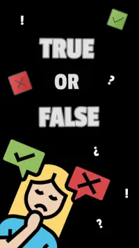 True or False Games – Daily Fun Facts Quiz App Screen Shot 0
