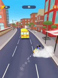 School Run 3D - Endless running game Screen Shot 17
