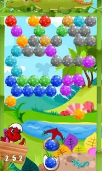 Dinosaur Bubble Shooter Screen Shot 3