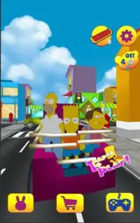 The Subway Simpsons Surf Run Screen Shot 0
