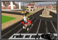 Viererkabel-Fahrrad-moderner Stadt-Taxi-Simulator Screen Shot 2