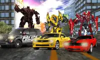 Air Robot Car Transform Game & City Iron Superhero Screen Shot 2