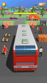 आधुनिक सिटी ट्रांसपोर्ट-ड्राइविंग सिमुलेशन गेम Screen Shot 0