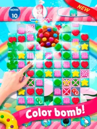 Sweet Sugar Match 3 - Free Candy Smash Game Screen Shot 10