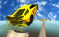 Mega rampa extrema - acrobacias flip coche Screen Shot 4