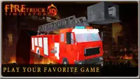 화재 트럭 시뮬레이터 Screen Shot 1