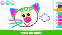 Pets Drawing for Kids and Toddlers games Preschool Screen Shot 1