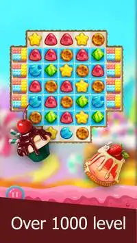 Candy Sweet Match 3 Game Screen Shot 1
