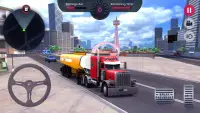 Oil Tanker Transporter Truck Driving Simulator Screen Shot 4