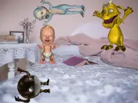 Baby Care Monster Screen Shot 1