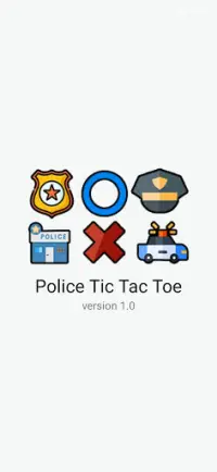 Police tic tac Toe Screen Shot 3