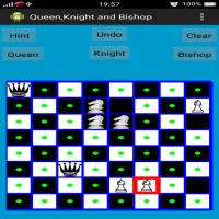 Chess Queen,Knight and Bishop Problem Screen Shot 0