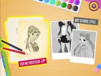 Princess Art School - Fun Gam Screen Shot 0