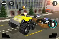 Cảnh sát đuổi xe tải quái vật ở thành phố Screen Shot 9