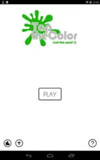 Tap the color (not the word!) Screen Shot 3
