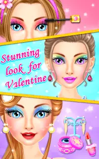 Valentine Beauty Salon - Makeover Game Screen Shot 1