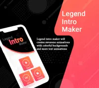 Legend - Intro Maker, Animated Text, Video Maker Screen Shot 1