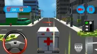 City Ambulance Driving Screen Shot 2