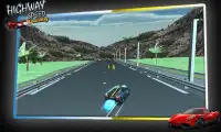 الطريق السريع سباق السيارات 3D Screen Shot 3