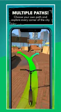 Touchgrind Scooter 3D!! Tricks Screen Shot 0