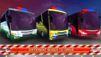 Corrida de ônibus polícia dos: Bus Simulator 2021 Screen Shot 5