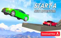 Mega Stunt Game Balap Mobil - Game Gratis 2021 Screen Shot 0