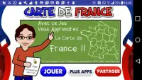 Carte de France Jeu Screen Shot 0