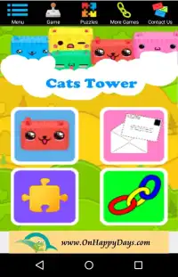 Cat Games For Kids: Tower Screen Shot 0