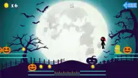 Stickman run : Halloween game Screen Shot 2