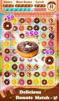 Donut Crush Screen Shot 0