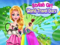 Super Fashion Girl: Travel The World ❤Girl Dressup Screen Shot 0