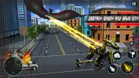 Bat Robot Car Game - Tornado Robot moto bike game Screen Shot 1