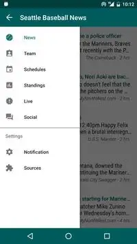 Seattle Baseball News Screen Shot 2
