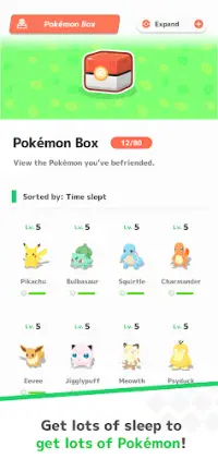 Pokémon Sleep Screen Shot 13