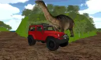 dinosaur jeep driving zone Screen Shot 0