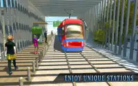 Real Tram Driving Sim 2018: City Train Driver Screen Shot 1