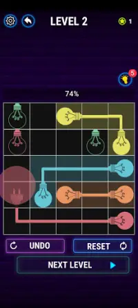 Puzzle Glow Bulb - Fun Brain Challenge Game Screen Shot 4