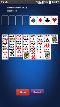Simple FreeCell Game Screen Shot 2