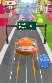 Futuristic Bus Screen Shot 1