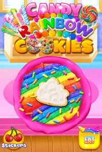 Candy Rainbow Cookies & Donuts Screen Shot 2